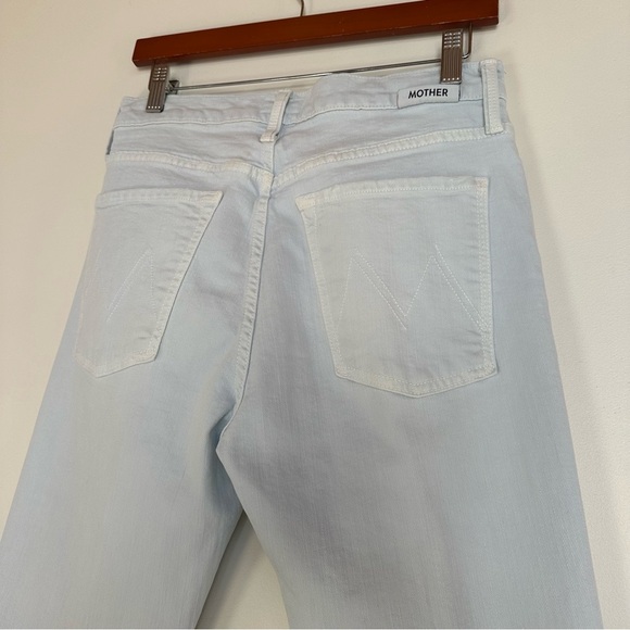 MOTHER The Scrapper Cuff Ankle Fray Jeans in The Devil May Care Size 26 - Picture 6 of 14